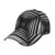Juzkaqu 3D Vortex Optical Illusion Square for Unisex Baseball Cap with Curved Brim – Quick-Dry Polyester, Adjustable Snapback, Breathable & Lightweight – for Summer Running, Travel & Daily Wear Black