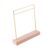 JWQFBC Doll Garment Rack Dollhouse Decor Clothes Hanger Miniature Accessories Wood and Metal for Hanging Outfits Suitable for Display of Collectible Dolls, Gold, Large