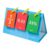 JWQFBC Fraction Percentage Decimal Flip Chart,Fraction Manipulatives Sturdy Elementary