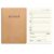 JWQFBC Minimalist Stitched Paper for Students & Writers, 65, 16K Homework Registration Notebook
