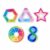 JWQFBC Sensory Stickers for Relief & Mindfulness, Textured Fidgets, 5 Pieces