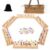 Jyquorp Rummy Cube 6 Player Edition with 6 Wooden Racks Trays 160 Numbers Rummy Tiles Set with Zippered Case Rummy Travel Game Set Classic Board Games for Party