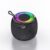 JYX Bluetooth Lautsprecher, 40W Tragbarer Party Lautsprecher mit Bluetooth 5.3, IPX7 Wasserdicht, TWS Stereo, RGB Licht, 24H Akku, TF/USB, Outdoor Musikbox für Party, Camping und Garten（Schwarz
