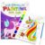 JZILU Watercolor Coloring Book for Kids, Paint with Water- Magic Paint Set Water Painting Book for Toddlers- Arts and Crafts Kit for Girls Boys Travel Activities -Stocking Stuffers for Kids