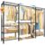KAALOS Expandable Closet System Heavy Duty Clothes Rack for Hanging Clothes