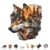 KaayeeWood Wooden Puzzle, Lone Wolf Jigsaw Puzzle-230 PCS