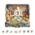 KaayeeWood Wooden Puzzles for Adults, Taj Mahal Tour Jigsaw Puzzles, 200 Piece Unique Shaped Puzzle, Suitcase Shape Puzzle, Gifts for Adults/Friends/Family, Family Game，Wall Decor(11.4 * 10.7in)