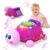 KaeoHye Musical Turtle Baby Toys 6-12 Months，Baby Crawling Toys for 12-18 Months,Early Learning Toy with Light&Sound,Tummy Time Toys Gifts for 3-6 4 5 7 8 9-12 18 Month Boy Girl（Pink）