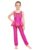 Kaerm Girls Arabian Dance Costume Creative Play Pageant Hot Pink 6 Years