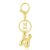 Kainier Gold Bubble Initial Keychain for Women Bag Charm Purse Key Alphabet Handbags Pendant Accessories Gift (Alphabet H)