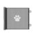 KAIYUEMAOYI 130cm Wide 78cm Tall Retractable, Automatic Punch Dog Gate Indoor for Doorways, Hallways, Easy Install, Space Saving, Black, 110 * 78cm
