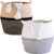 KAKAMAY Woven Baskets for Storage,Large Cotton Rope Basket Woven Baby Laundry Hamper,Collapsible Laundry Basket, Blanket Basket for Organizing Living Room,Nursery,Clothes,Toy chest