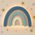 KALEOLI Rainbow Night Light for Boy Nursery Decor