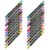 KALLORY 12pcs Water Based Dual Tip Dual Color round Tip Markers