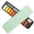 KALLORY 1 Box Solid Watercolor Pigment Kit with 12 Colors in Iron Case Includes Watercolor Set with Pen and Colors Mixing Card Suitable for DIY Painting