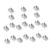 KALLORY 30pcs Metal Storage Shelves Clips for Office Shelving Units and Filing Cabinets, Iron Shelf Mounting Clips with Pressfit Design, Sturdy Support and Tool-Free Adjustment for Office