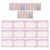 KALLORY 3 Sets Classroom Incentive Charts Star Reward Stickers for Students and Preschool, Versatile Paper Behavior Tracking Tools and Progress Charts for Tasks and Chores in Educational