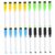 KALLORY 40pcs Board Game Dry Erase Markers with Sponge Brush Eraser, Plastic Water Based Reusable Writing Markers for Glass Board and Plastic Sign, Lightweight and Precise Lines