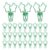 KALLORY Paper Clips with Strong Clamping Power Shaped Metal 50pcs Decorative and Versatile Organization Accessories for Office and Wedding Use