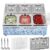 Kalolary Pizza Topping Station Pizza Storage Container Topping containers with Lids Spoon Condiment Organizers Buffet Containers Set for Restaurant Pizza Sauce Jam Fruit Ingredient Pantry (6 Pans)