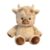 KangJJ Cute Running Highland Cow Plush Toy Running Plushies – 17.7Inch Cute, Interactive Moving Legs Stuffed Animals for Stress Relief, Christmas Birthday Gift for Kids & Adults
