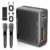 Karaoke Machine for Adults, Portable Bluetooth Karaoke Speaker with 2 Wireless Microphones, 2 Voice Mode & LED Party Lights, Home Party Birthday Gifts for Kids Family,Supports BT/TWS/AUX/USB/TF
