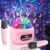 Karaoke Machine for Kids, Portable Bluetooth Speaker with 2 Wireless Microphones, Karaoke Microphone with Disco Light for 3+ Year Old Kids Toys Portable Bluetooth Microphone