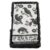 Karma Boho Paper Napkins Set with Woven Holder – 20 Black & White Bohemian 3-Ply Disposable Napkins with Decorative Storage Basket for Kitchen, Coffee Table & Entertaining, Raven