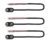 KASSupply 9V Battery Snap On Hard-Shell Clip Connector with Insulated Wires – 3 Pieces