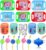 KatchOn, Pack of 60, Magical Bean Fidget Spinners with Sensory Maze Fidget Toys and Spinning Tops Bundle – Birthday Party Favors for Kids 8-12, Treasure Box Toys for Classroom Goodie Bags Stuffers