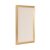 Kate and Laurel Adlynn Rectangle Framed Linen Fabric Pinboard, 15 x 24, Gold, Traditional Beveled Accent Bulletin Board for Vintage Home Wall Organization or Aspirational Vision Board