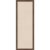 Kate and Laurel Framed Fabric Magnetic Board 14 x 38, Neutral Weave Printed Linen Casual Transitional Bulletin Board for Use as a Vision Board or Wall Organization, Florence Medium Brown Frame