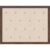 Kate and Laurel Framed Fabric Magnetic Board 26 x 20, Beige Botanical Block Print Printed Linen Casual Transitional Bulletin Board for Use as a Vision Board or Wall Organization, Florence Medium Brown