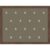 Kate and Laurel Framed Fabric Magnetic Board 26 x 20, Green Botanical Block Print Printed Linen Casual Transitional Bulletin Board for Use as a Vision Board or Wall Organization, Florence Medium Brown