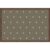 Kate and Laurel Framed Fabric Magnetic Board 38 x 26, Green Botanical Block Print Printed Linen Casual Transitional Bulletin Board for Use as a Vision Board or Wall Organization, Florence Medium Brown