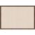 Kate and Laurel Framed Fabric Magnetic Board 38 x 26, Mini Gingham Neutral Linen Printed Linen Casual Transitional Bulletin Board for Use as a Vision Board or Wall Organization, Florence Medium Brown