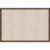 Kate and Laurel Framed Fabric Pinboard, 36×24 Neutral Crosshatch Design