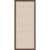 Kate and Laurel Framed Fabric Pinboard, 40×16 Neutral Crosshatch Design