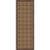 Kate and Laurel Framed Magnetic Board, 36×12 Brown Plaid Design