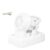 KavandirJP Electric Compact Lightweight Bubble Blower with Stable Cord for Outdoor Gathering Celebration Activity, White
