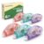 Kawaasking 6 Pack Double Sided Glue Tape Roller, 0.3in×26ft Per Roll Total 156ft Permanent Dot Tape Runner for Scrapbooking, Junk Journal, Card Making, Teacher School Office Gift Wrapping Crafts