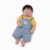 KAWAYII -24 Inch Pickle Lifelike Handmade Reborn Bebe Boy Doll Soft Cuddly Vinyl Newborn Baby Doll Cloth Body Big Chubby Face Sleeping Newborn Dolls Babies Toy Set