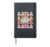 Kayla Retro Name Nail Art Hobby Hardcover Journal, Black