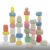 Kayzyue Wooden Stacking Rocks Building Blocks Set, 36 Pcs Montessori Stacking Game Sensory Learning Activities Balancing Stones Birthday Gifts for Playful Moments Easter Basket Stuffers Home Decor