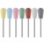KAZIPOP 7Pcs Nail Silicone Polisher Nail Grinders Drill Bits