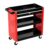 KCHFEVQ Mobile Repair Cart Rolling Tool Cart Utility Trolley Storage Cart with Multi Tier Shelves Steel with Side Handle and Suitable for Garage Repair Bench Area, with Drawer and Lock