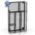 Kciplab Desk Drawer Organizer, Office Drawer Divider Organizer Tray with 6 Compartments, Metal Mesh Desktop Organization and Accessories for Stationery Makeup Kitchen Toolroom School ＆ Office