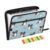 Kcldeci Expanding File Folder,13 Pockets Accordion File Organizer, Papillon Dogs and Heart A4 Letter Size Paper Document Receipt Organizer Accordian Filing Folder