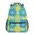Kcldeci Kids Backpack for Boys Girls Elementary School Backpacks Blue and Yellow Flowers Boys Children Bookbags Primary Kindergarten Backpack S