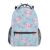 Kcldeci Kids Backpack for Boys Girls Elementary School Backpacks Cute Axolotl with Pink Hearts Boys Children Bookbags Primary Kindergarten Backpack M